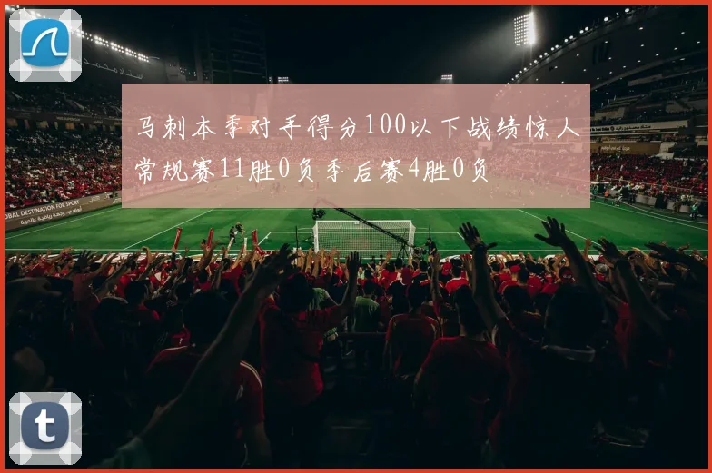马刺本季对手得分100以下战绩惊人常规赛11胜0负季后赛4胜0负